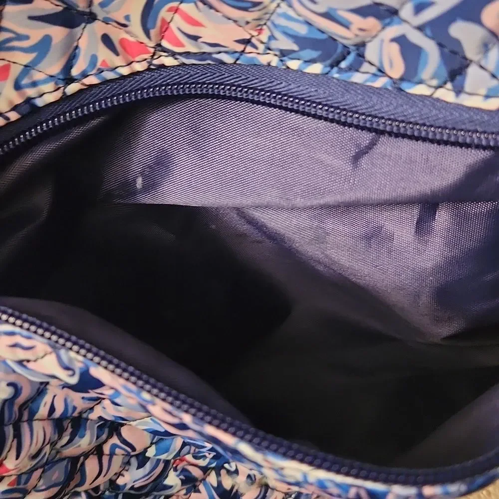 Simply Southern Blue & Purple Leaf Print Backpack